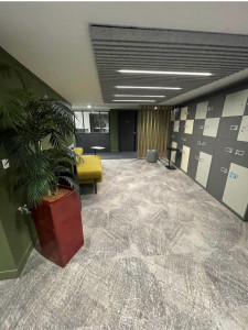 Photo de galerie - Sol pvc parquet peinture 