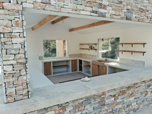Photo de galerie - Réalisation d'une cuisine d'été 