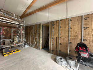 Photo de galerie - Création de nouveau circuit électrique en rénovation
