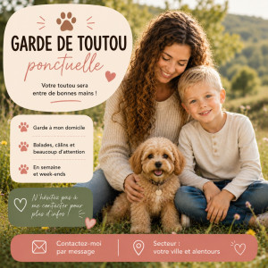 Photo de galerie - Je propose de garder vos animaux 