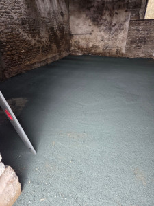 Photo de galerie - Préparation avant coulage de la dalle