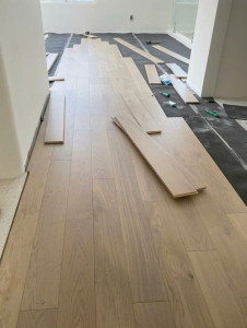 Photo de galerie - Pose de parquet - Revêtement de sol