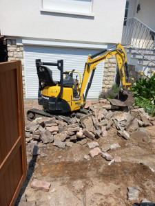 Photo de galerie - Préparations pour une dalle en béton désactivé