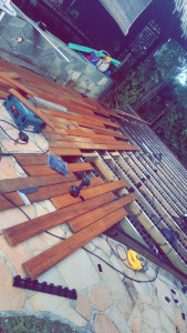 Photo de galerie - Terrasse Grad en bambou garantie 25 ans.