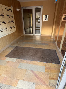 Photo de galerie - Nettoyage du hall d’entrée suite travaux 