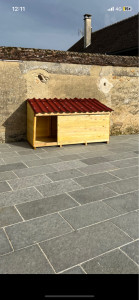 Photo de galerie - Cabane pour chien fini 