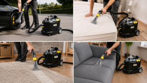 Photo de galerie - Nettoyage Canapé, Matelas, Tapis & Sièges Auto (Shampouineuse) ✨