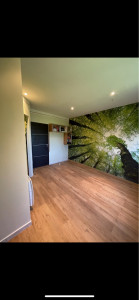 Photo de galerie - Pose de parquet stratifié.