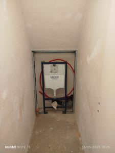 Photo de galerie - Création/ pose wc suspendu 