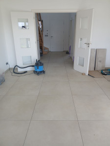 Photo de galerie - Pose carrelage 80x80