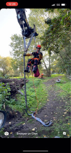 Photo de galerie - Démontage à la grue  