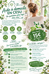 Photo de galerie - Aide à Domicile en CESU 