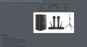 Photo de galerie - Sono portable (son & éclairage)