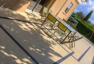 Photo de galerie - Sol moquette de pierre