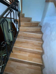 Photo de galerie - Pose de parquet - Revêtement de sol