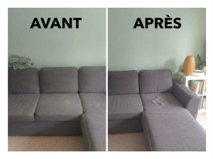 Photo de galerie - Nettoyage canapé 