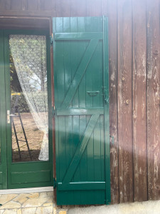 Photo de galerie - Fabrication d’une paires de volet + mise en peinture 