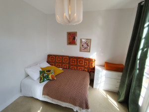 Photo de galerie - Optimisation d'une maison pour la location courte durée avec un univers par chambre, ici la chambre 