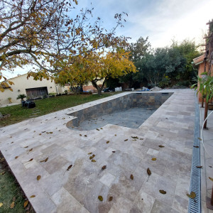 Photo de galerie - Rénovation complète piscine & terrasse 
