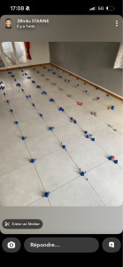 Photo de galerie - Pose de carrelage 60x60