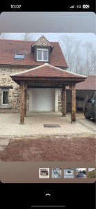 Photo de galerie - Création d’un carport 