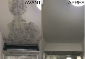 Photo de galerie - Plâtrerie plafond 