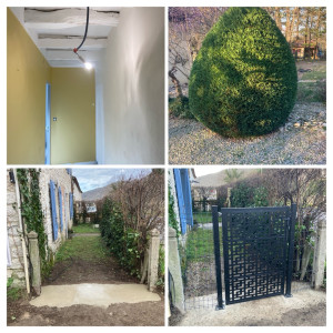 Photo de galerie - Peinture ,taille de haie et pose d un portillon 
