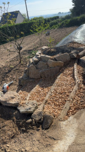Photo de galerie - Réalisation d’un escalier « naturel »