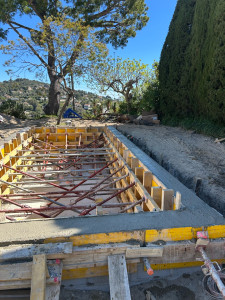 Photo de galerie - Gros œuvre d’une piscine 