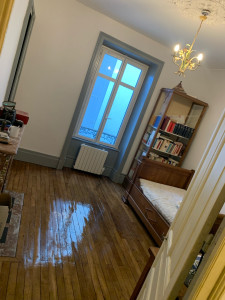 Photo de galerie - Ponçage parquet et vitrification + Remise au propre Murs et Pafond 