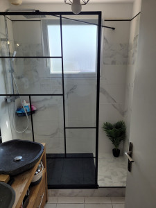 Photo de galerie - Rénovation complète salle de bain 