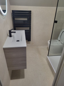 Photo de galerie - Carrelage de la salle de bain 