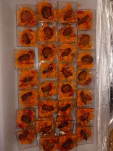 Photo de galerie - Verrine patate ? douce, chorizo 