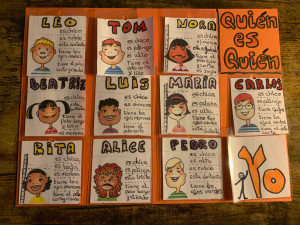 Photo de galerie - Création du jeux (qui est qui) pour apprendre espagnol 