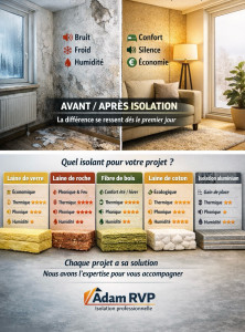 Photo de galerie - Choisir le bon isolant !