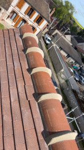 Photo de galerie - Crête de coq faîtage tuiles plate 