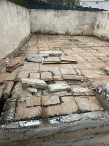 Photo de galerie - Rénovation terrasse avant 