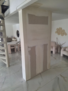 Photo de galerie - Finition meuble tv