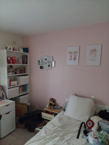 Photo de galerie - Peinture acrylique chambre jeune fille