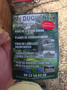 Photo de galerie - Création de clôture 