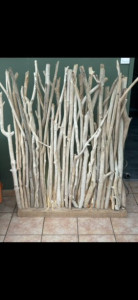 Photo de galerie - Brise vue en bois flotté