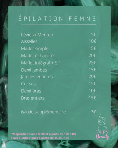 Photo de galerie - Prix unitaire 