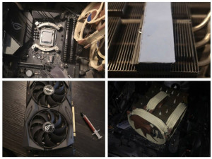 Photo de galerie - Réparation + dissipateur thermique. Ordinateur gamer silencieux et opérationnel. 