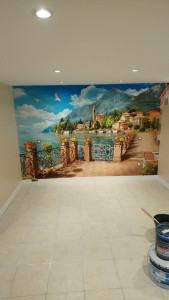 Photo de galerie - Pose de tapisserie 