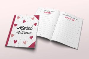 Photo de galerie - Graphisme - Création carnet personnalisé