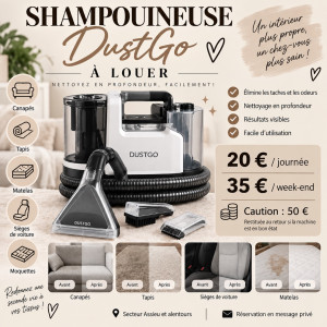 Photo de galerie - Loue shampouineuse 