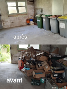 Photo de galerie - Débarrassage d'encombrants chez un client 