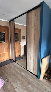Photo de galerie - Création d’un placard coulissant 