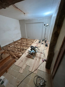 Photo de galerie - Pose de parquet - Revêtement de sol