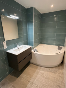 Photo de galerie - Réfection d’une salle de bain.